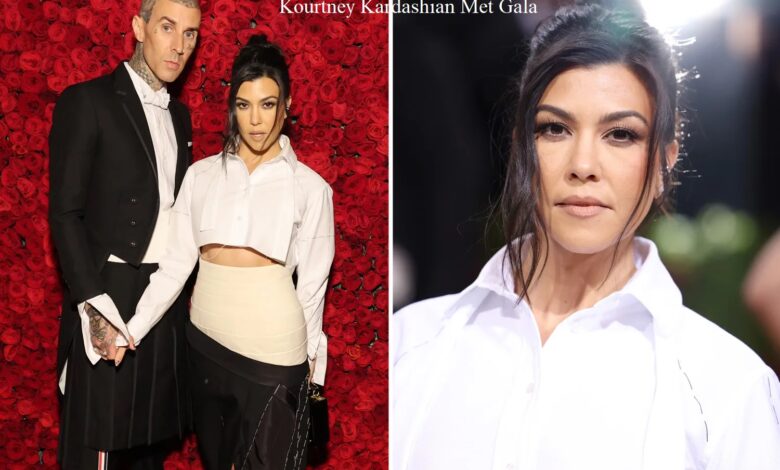 Kourtney Kardashian Met Gala