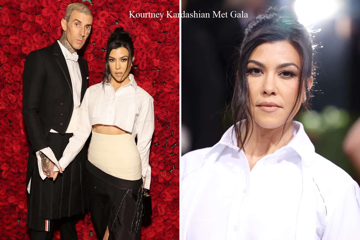 Kourtney Kardashian Met Gala