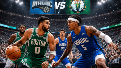 Orlando Magic vs Boston Celtics Timeline