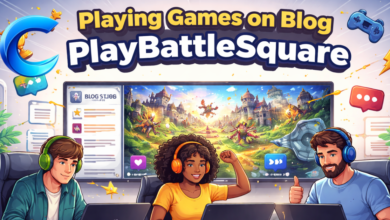 Playing Games on Blog PlayBattleSquare