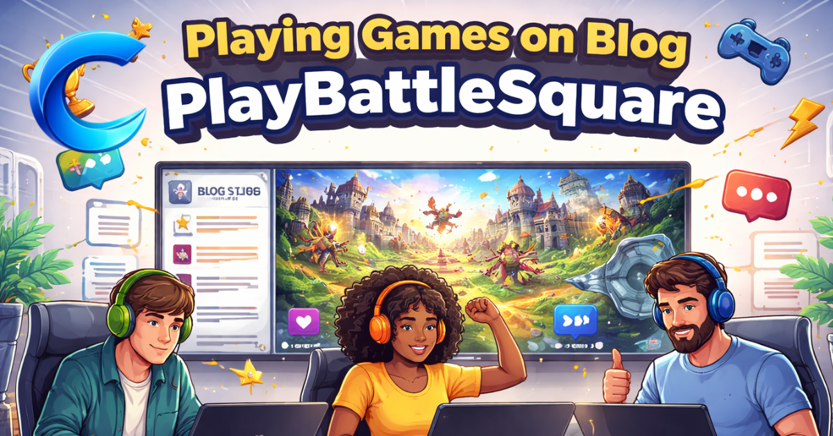 Playing Games on Blog PlayBattleSquare